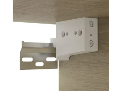 Móvel multimídia para TV prateleira para TV aparador para TV montado na parede 3 peças carvalho Sonoma 60 x 30 x 30 cm marrom 02_0029194
