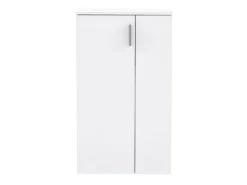 Móvel para sapatos contemporâneo branco mate - L 90 cm