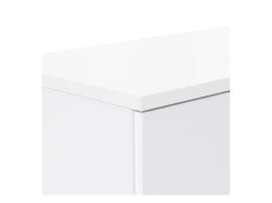 Móvel para sapatos contemporâneo branco mate - L 90 cm