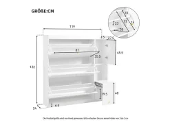 Móvel para sapatos multifuncional 119x24x122 cm - com 3 gavetas dobráveis - com banco dobrável - com uma porta - branco