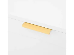 Móvel para sapatos 76x23x118cm - com 3 grandes portas de correr - branco
