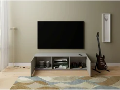 Móvel para TV 2 portas com vão aberto 150x40x40 cm Elios caxemira
