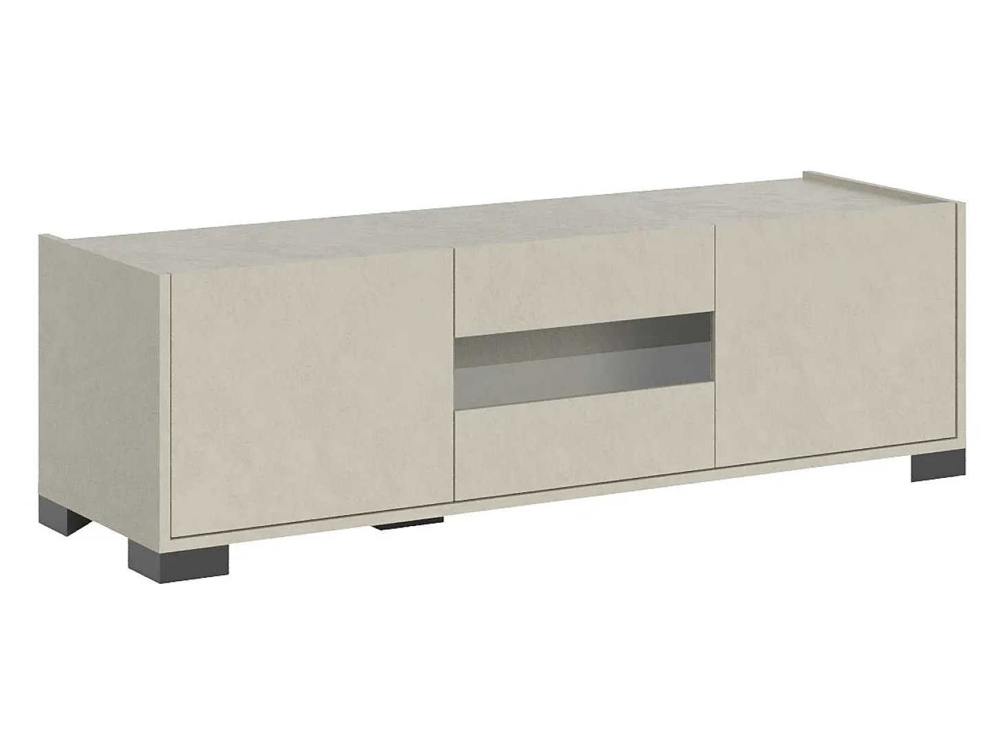 Móvel para TV 3 portas 130x40x48 cm Riflesso caxemira