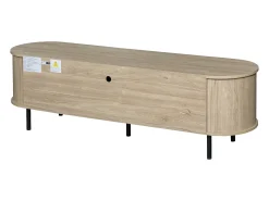 Móvel para TV 160 x 40 x 47 cm com 2 portas - Cor madeira natural