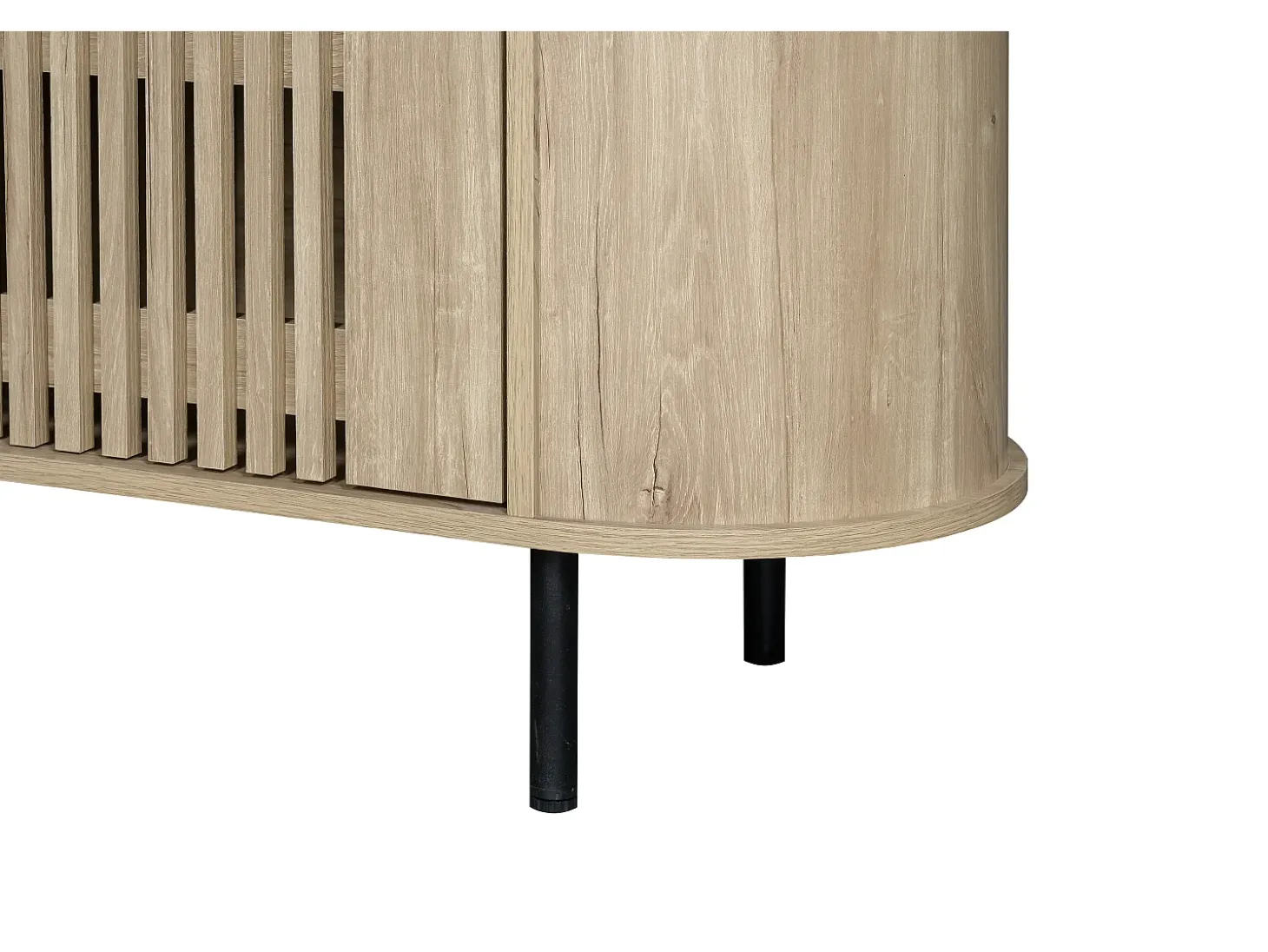 Móvel para TV 160 x 40 x 47 cm com 2 portas - Cor madeira natural