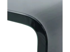 Móvel para TV aparador design prático suporte para monitor de 120 cm vidro preto 2502226