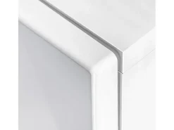 Móvel para TV aparador design prático conjunto de TV de parede de 5 peças com luzes LED de alto brilho branco 2502291