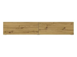 Móvel para TV 180cm coleção EVA. Cor carvalho e preto.