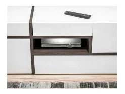 Móvel para TV de 150cm da coleção CRISS com LED integrado. Móvel decorativo, moderno e design para sua sala de estar.