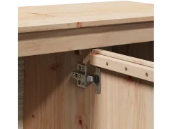 Móvel para TV multimídia estante para TV aparador armário para TV sala de jantar sala de estar quarto 103 x 36,5 x 52 cm madeira maciça de pinho marrom 02_0025625