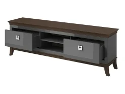 Móvel para TV XL 196 cm coleção PALACE. Cor cinza e carvalho