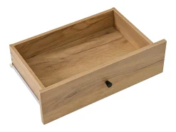 Móvel para TV 150x38x44 cm - 2 gavetas e 1 porta - 2 compartimentos semiabertos - para TV de 60 polegadas - natural