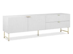 Móvel para TV 179x60,5x39 cm branco e dourado