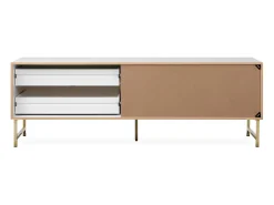 Móvel para TV 179x60,5x39 cm branco e dourado
