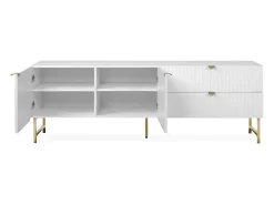 Móvel para TV 179x60,5x39 cm branco e dourado