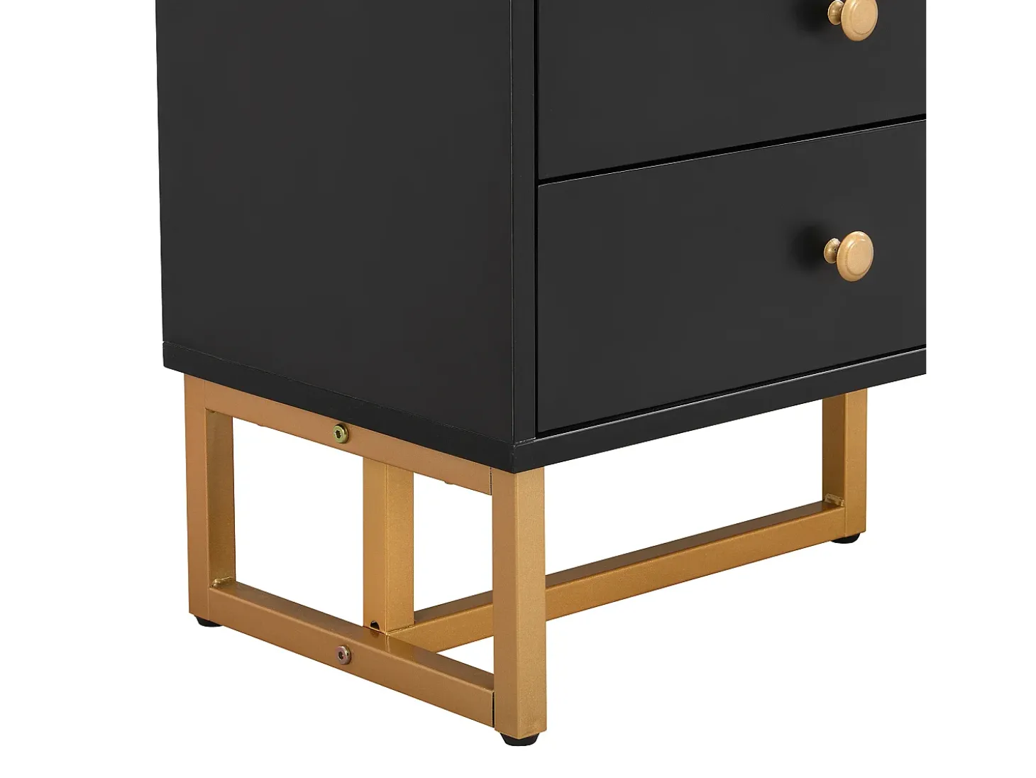 Móvel TV 175 cm - 2 portas texturadas e 4 gavetas - em MDF - Preto