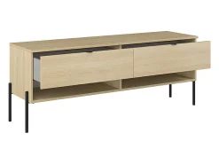 Móvel TV 2 gavetas Lucilla madeira 140cm