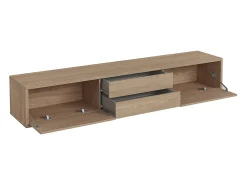 Móvel TV 2 portas 2 gavetas Idra madeira 180cm