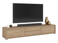 Móvel TV 2 portas 2 gavetas Idra madeira 180cm