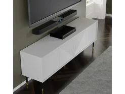 Móvel TV 4 portas Aglaé branco 180cm