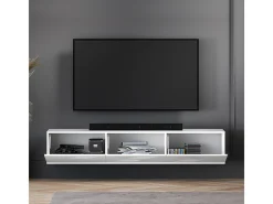 Móvel TV 3 portas Aura branco 170cm