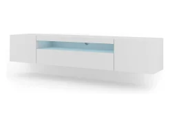 Móvel TV 3 portas Aurus branco 200cm