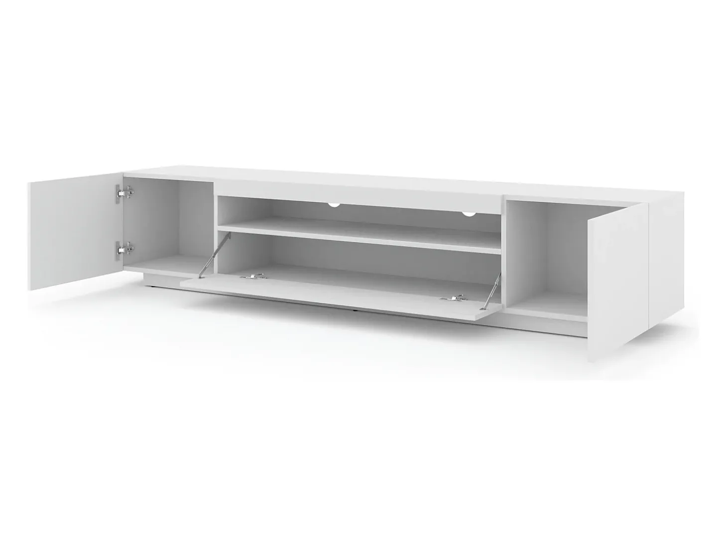 Móvel TV 3 portas Aurus branco 200cm