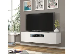 Móvel TV 3 portas Aurus branco 150cm