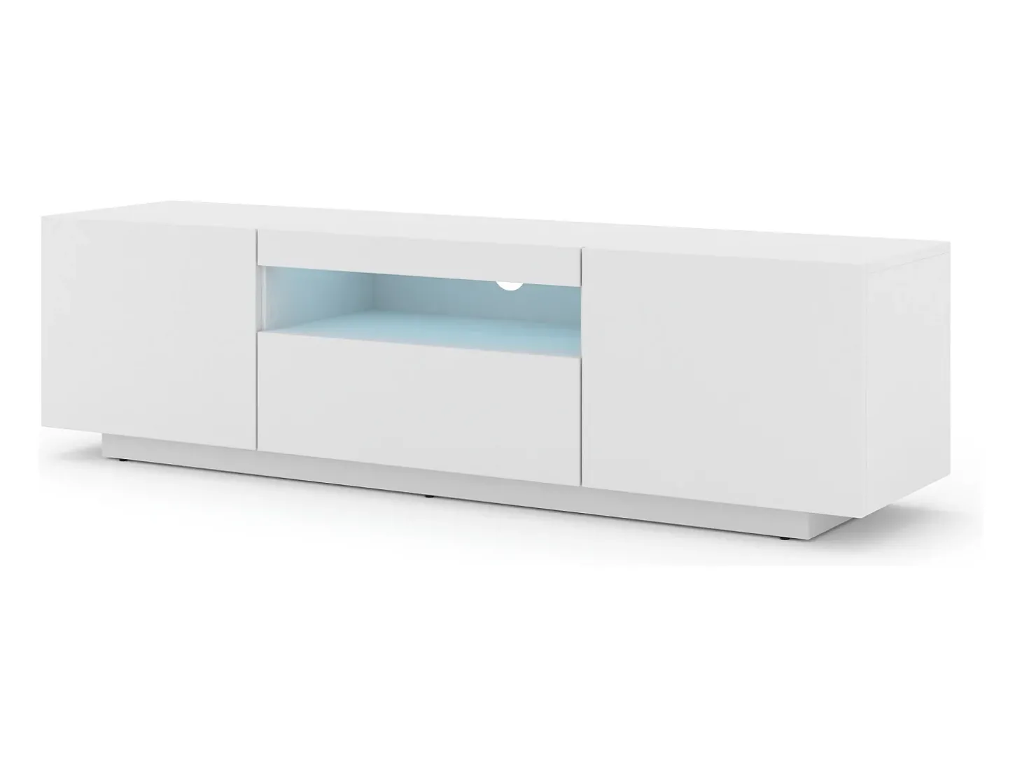 Móvel TV 3 portas Aurus branco 150cm