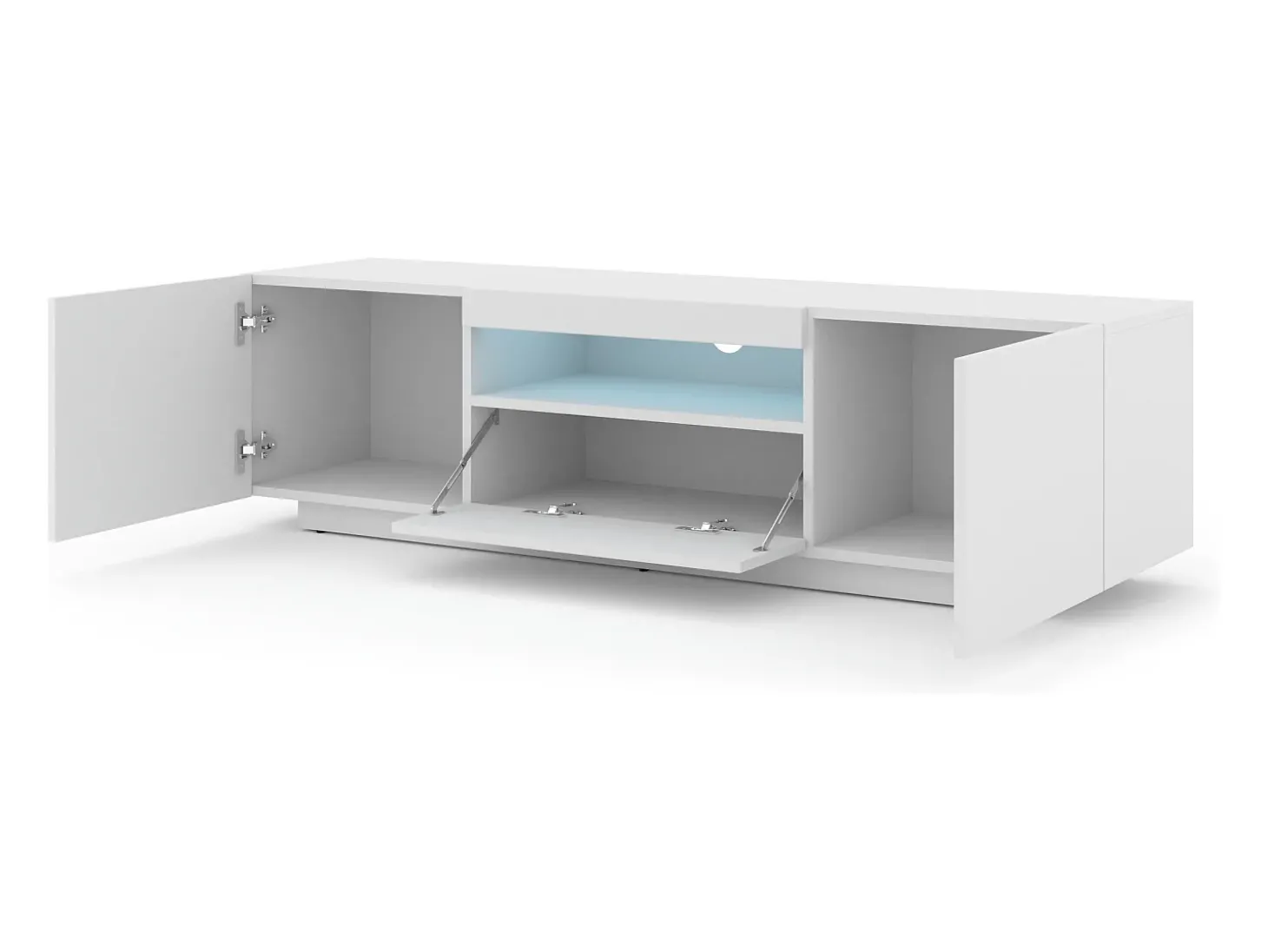 Móvel TV 3 portas Aurus branco 150cm
