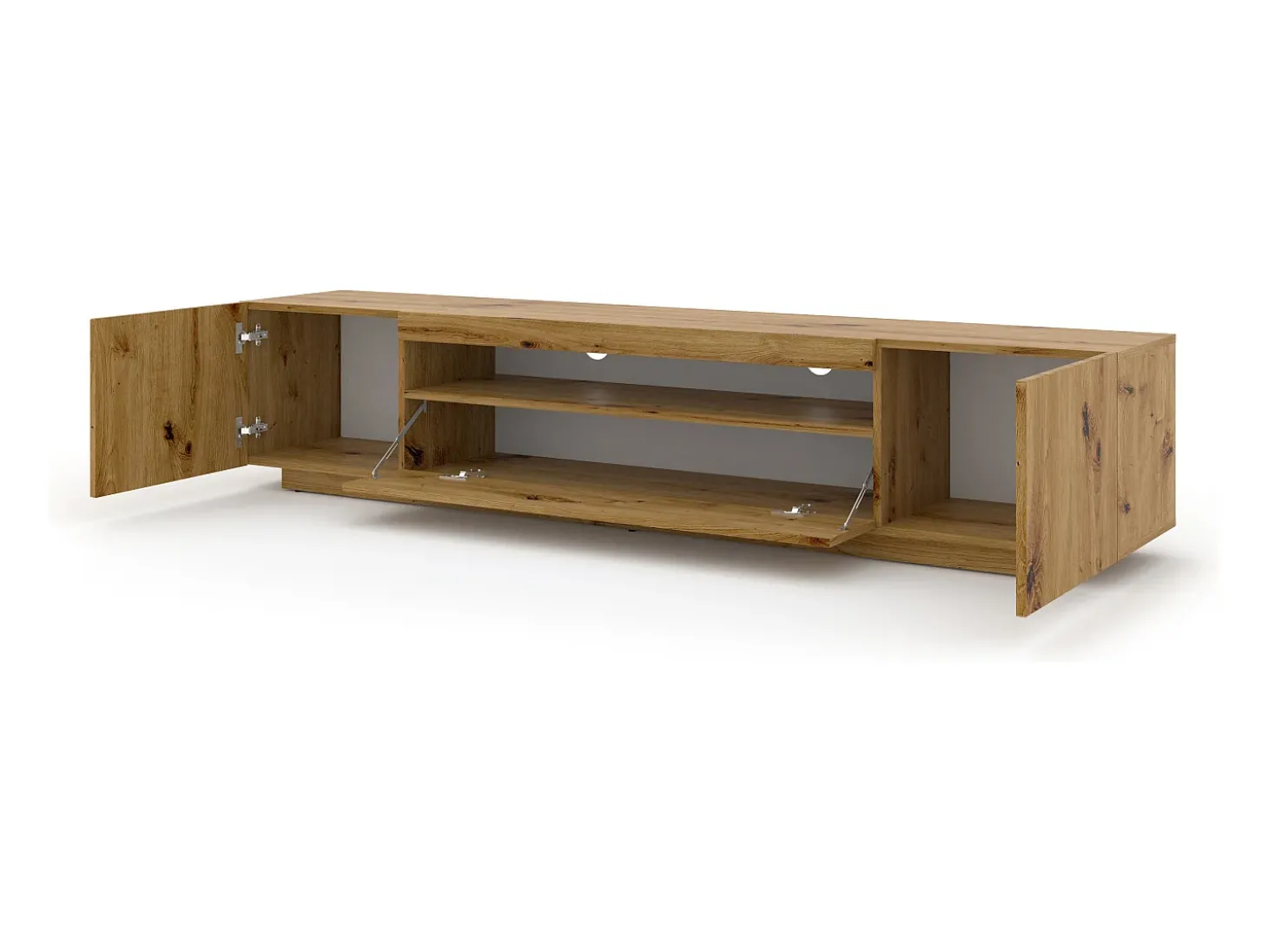 Móvel TV 3 portas Aurus madeira 200cm
