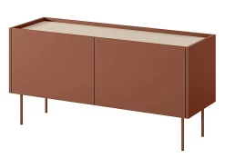 Móvel TV 2 portas com pé metálico 120x60 cm