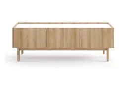 Móvel TV 3 portas em madeira laminada 144x48 cm