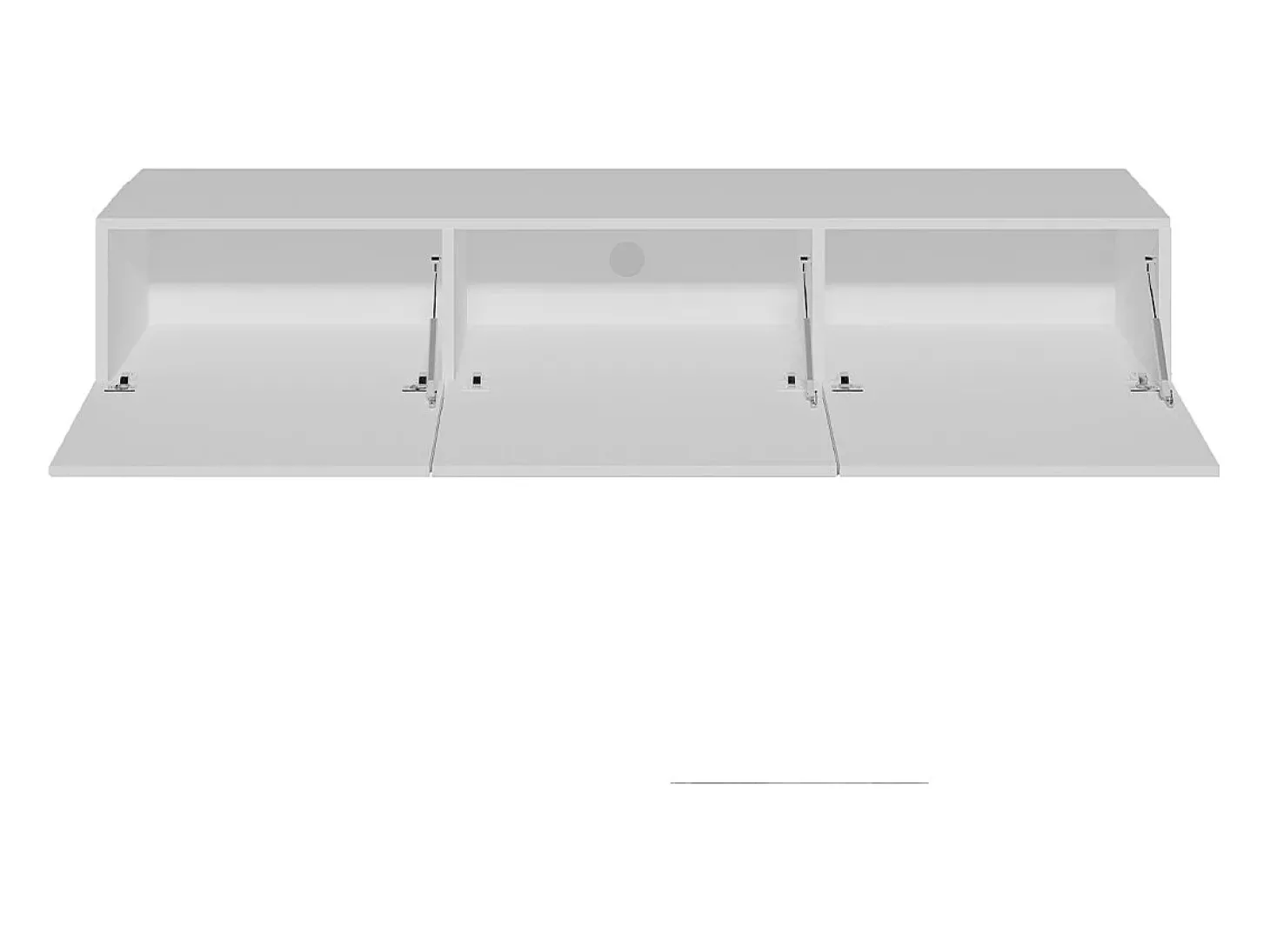 Móvel TV 3 portas Idao branco 160cm