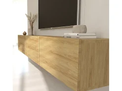 Móvel TV 3 portas Idao madeira 160cm