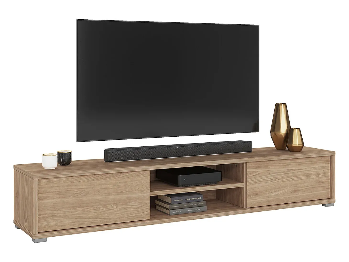 Móvel TV 2 portas Idra madeira 180cm