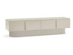Móvel TV 4 portas lacado areia 200x45 cm
