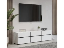 Móvel TV 3 portas Lilia branco 180cm