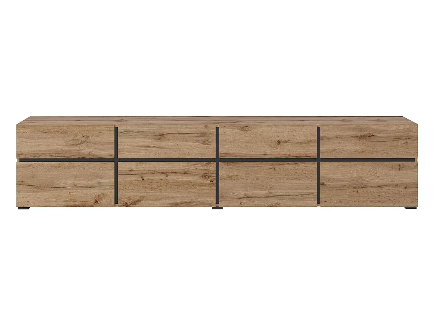Móvel TV 4 portas Lilia madeira 225cm