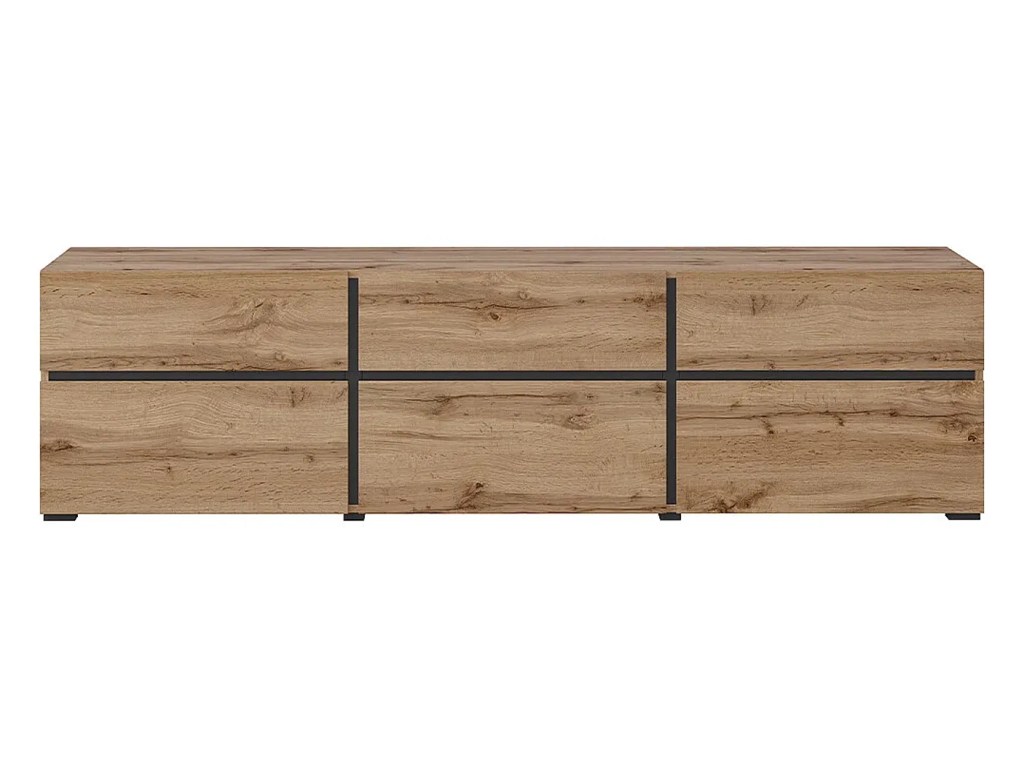 Móvel TV 3 portas Lilia madeira 180cm