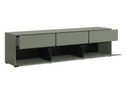 Móvel TV 3 portas Lilia verde 180cm