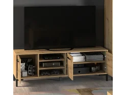 Móvel TV 3 portas Liora madeira 155cm