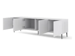 Móvel TV 4 portas Philaé branco 200cm