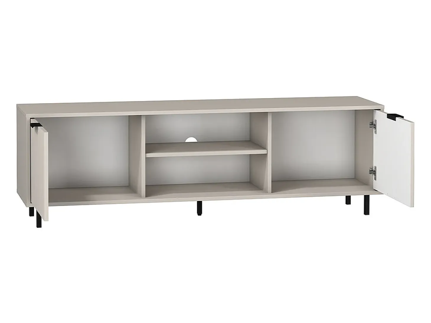 Móvel TV 2 portas Soly caxemira 160cm