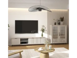 Móvel TV 3 portas Soly caxemira 203,2cm