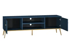 Móvel TV 2 portas Thalia azul 160cm