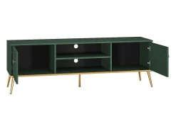 Móvel TV 2 portas Thalia verde 160cm