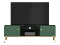 Móvel TV 2 portas Thalia verde 160cm