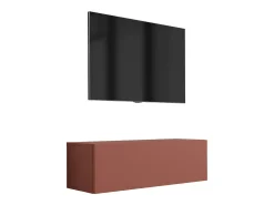 Móvel TV : Vermelho Tijolo, 100 x 34 x 32 cm