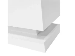 Móvel TV com LED 160cm - 2 gavetas e 1 compartimento aberto - adequado para TV 60" - Branco